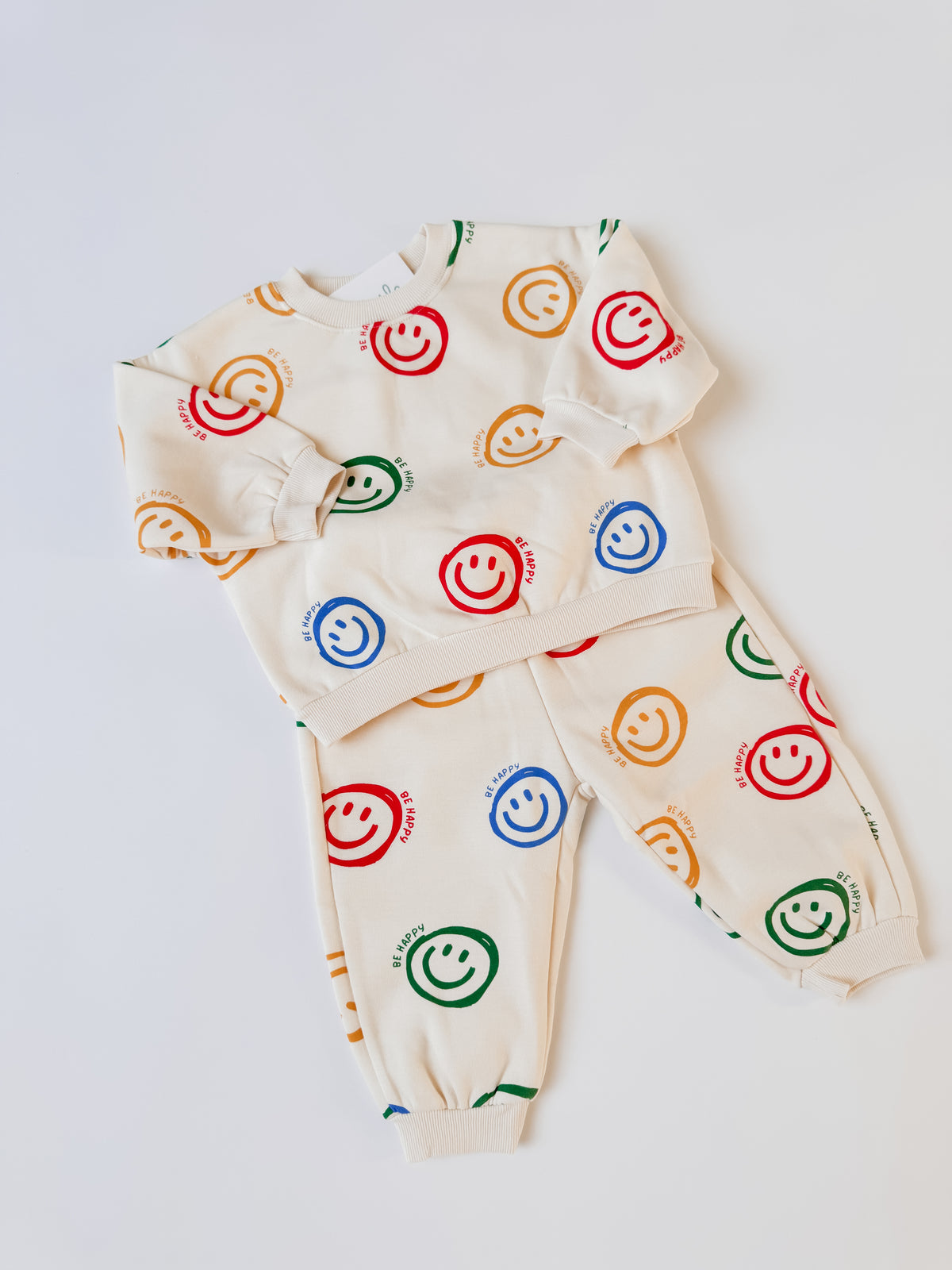 SMILEY FLEECE SET