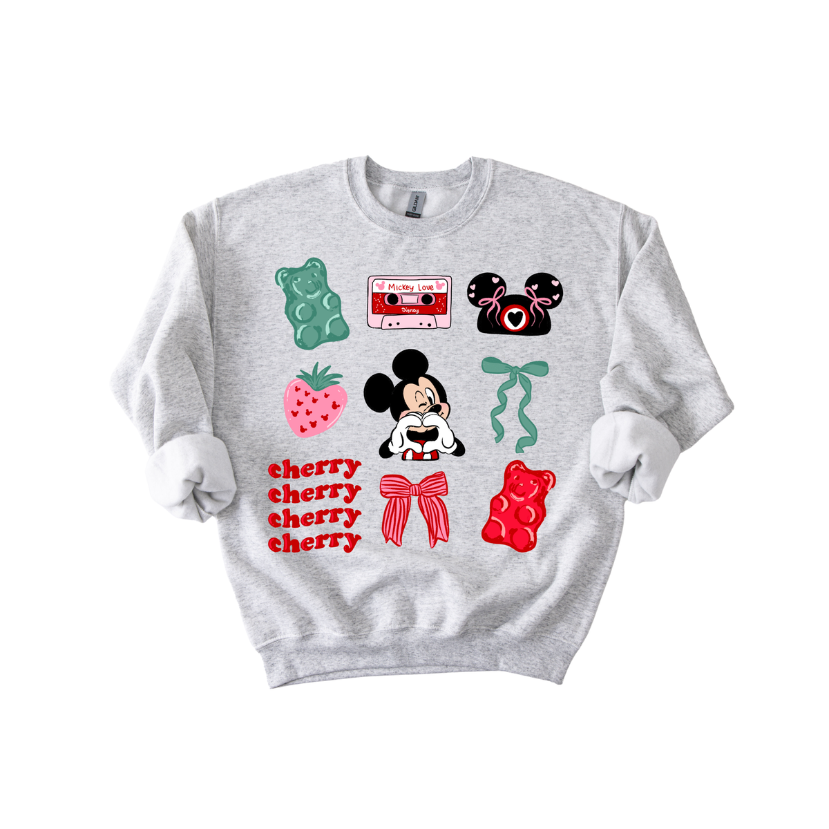 CHERRY GIRL CREW NECK