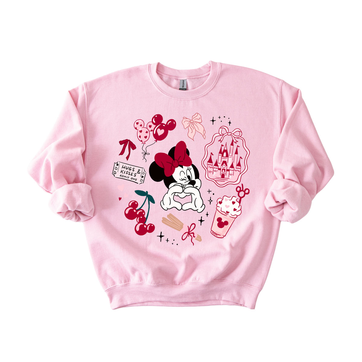 HUGS & KISSES CREW NECK