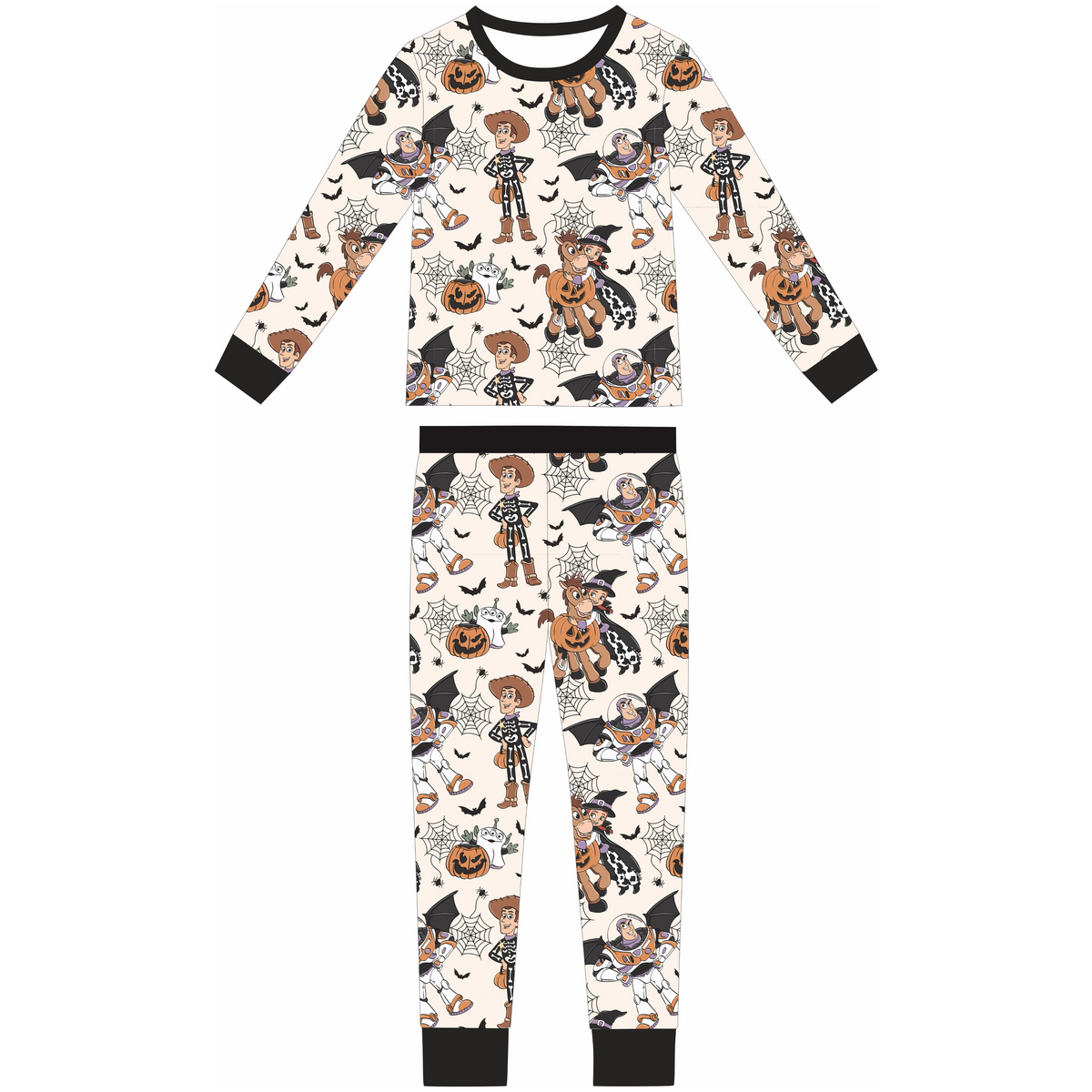 SPOOKY TOYS PAJAMA SET (READY TO SHIP)