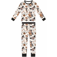 SPOOKY TOYS PAJAMA SET (READY TO SHIP)