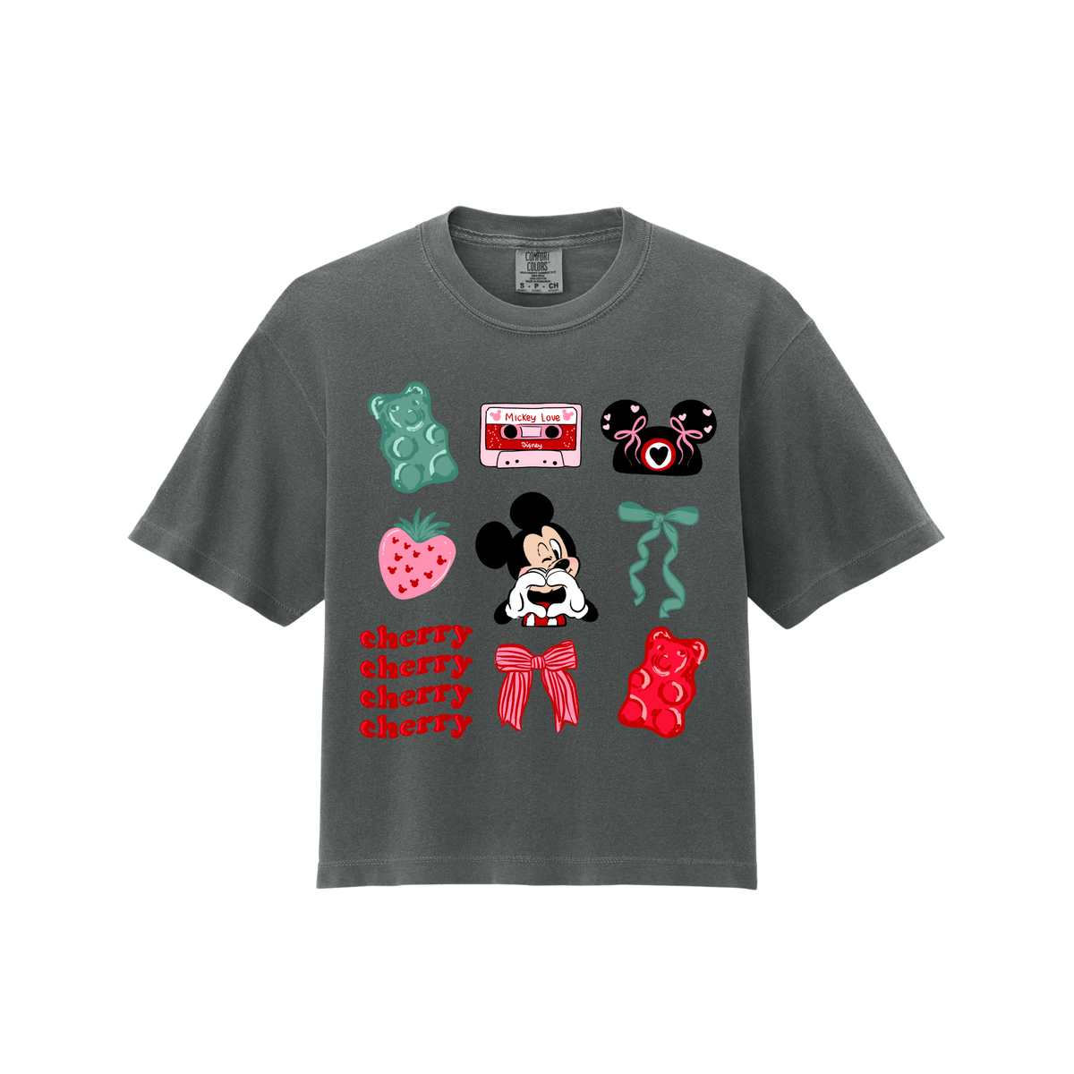 CHERRY GIRL ADULT BOXY TEE