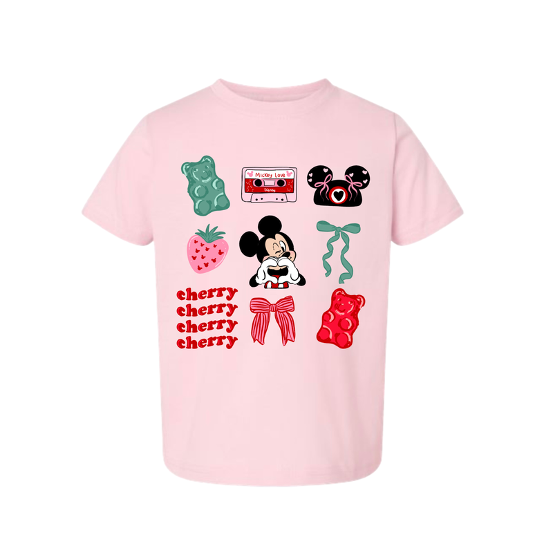 CHERRY GIRL KIDS TEE