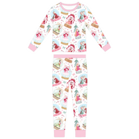 CHRISTMAS GIRLS PAJAMA SET (RTS)