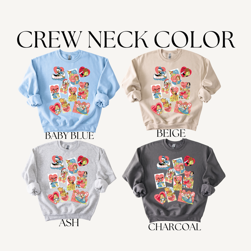 LOVE CARDS CREW NECK