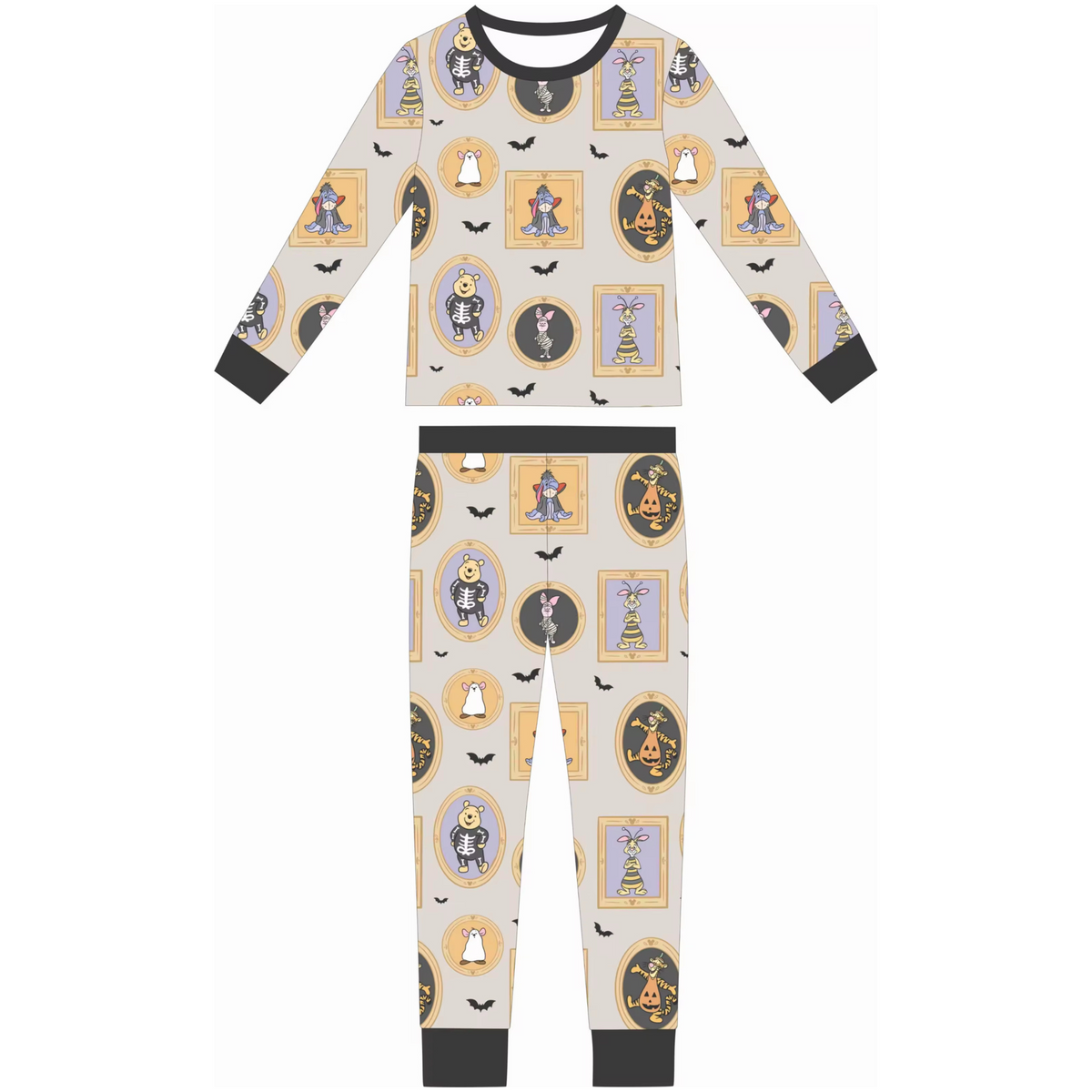 POOH FRAMES PAJAMA SET (READY TO SHIP)