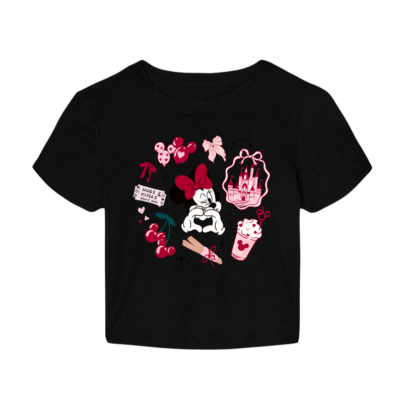 HUGS & KISSES ADULT BABY TEE