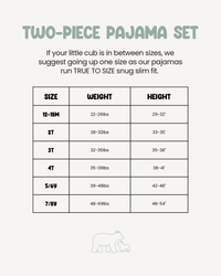 INSPIRED NBC PAJAMA SET (READY TO SHIP)