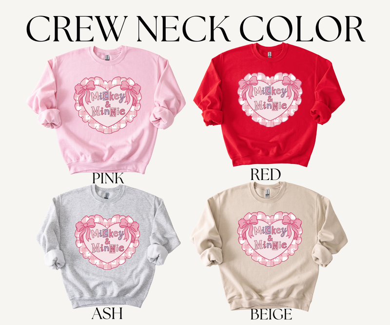 MY HEART CREW NECK (WITH SLEEVE)