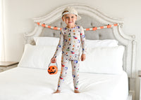 SPOOKY CARS PAJAMA SET (READY TO SHIP)