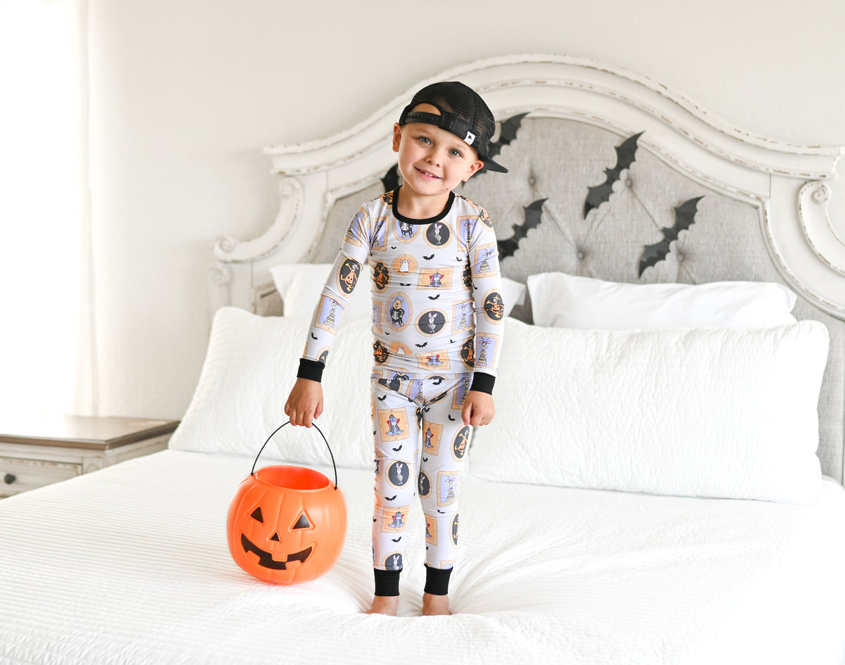 POOH FRAMES PAJAMA SET (READY TO SHIP)